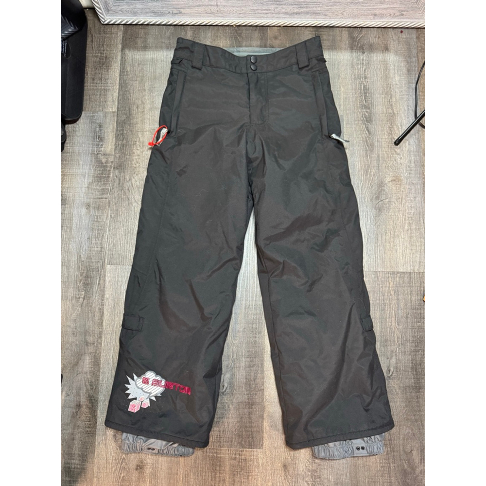 Boys Burton Black‎ Gray Snow Snowboard Pants L
